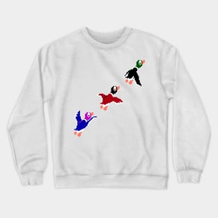 Duck Hunt Ducks Sprite Crewneck Sweatshirt